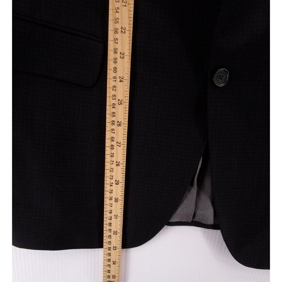 Jack Victor Jacket 44 Long Wool Blazer Sport Coat Checked 2 Button - Picture 4 of 15
